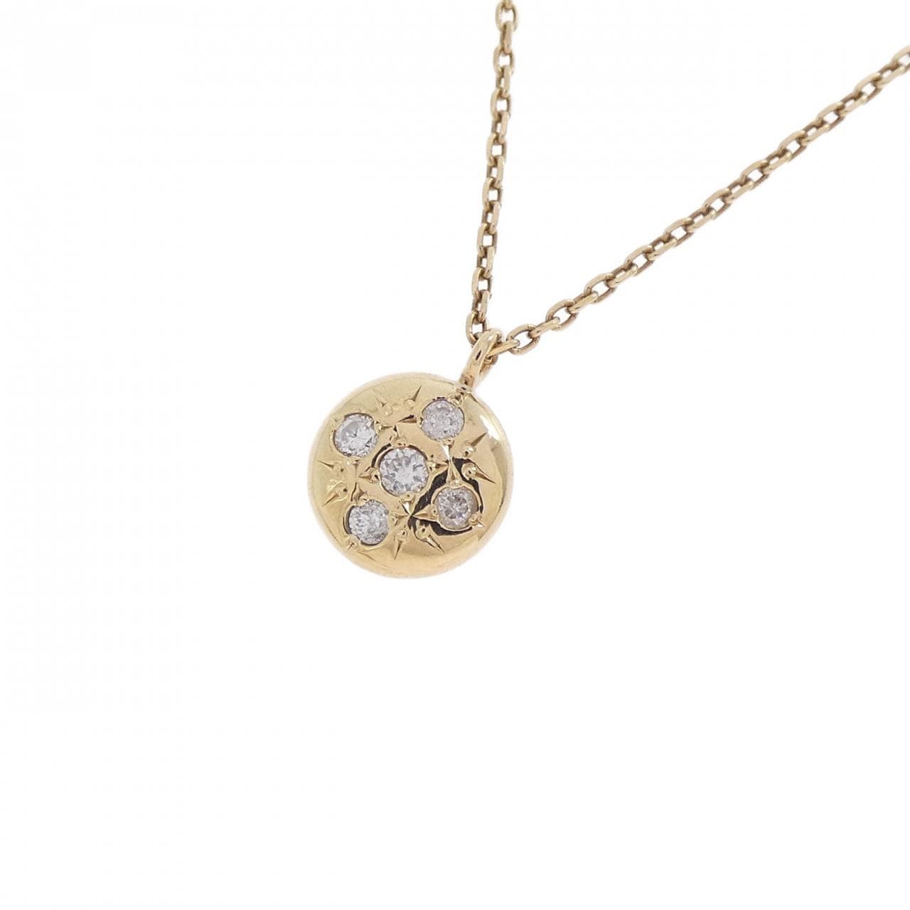K10YG ダイヤモンド ネックレス 0.05CT