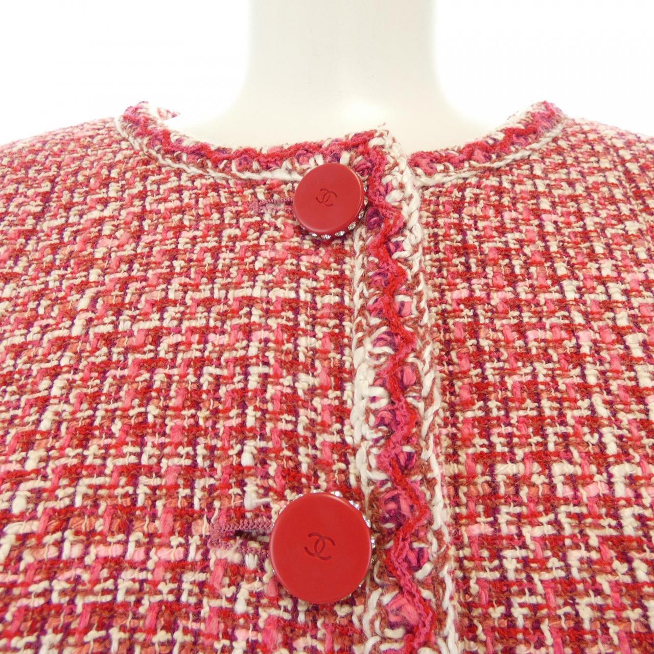 【ヴィンテージ】シャネル CHANEL P19135V11032 02P ノーカラージャケット