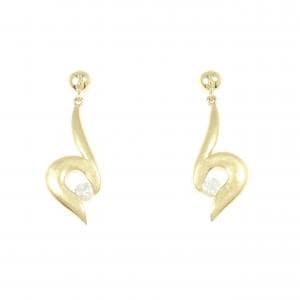 K18YG ダイヤモンド ピアス 0.17CT