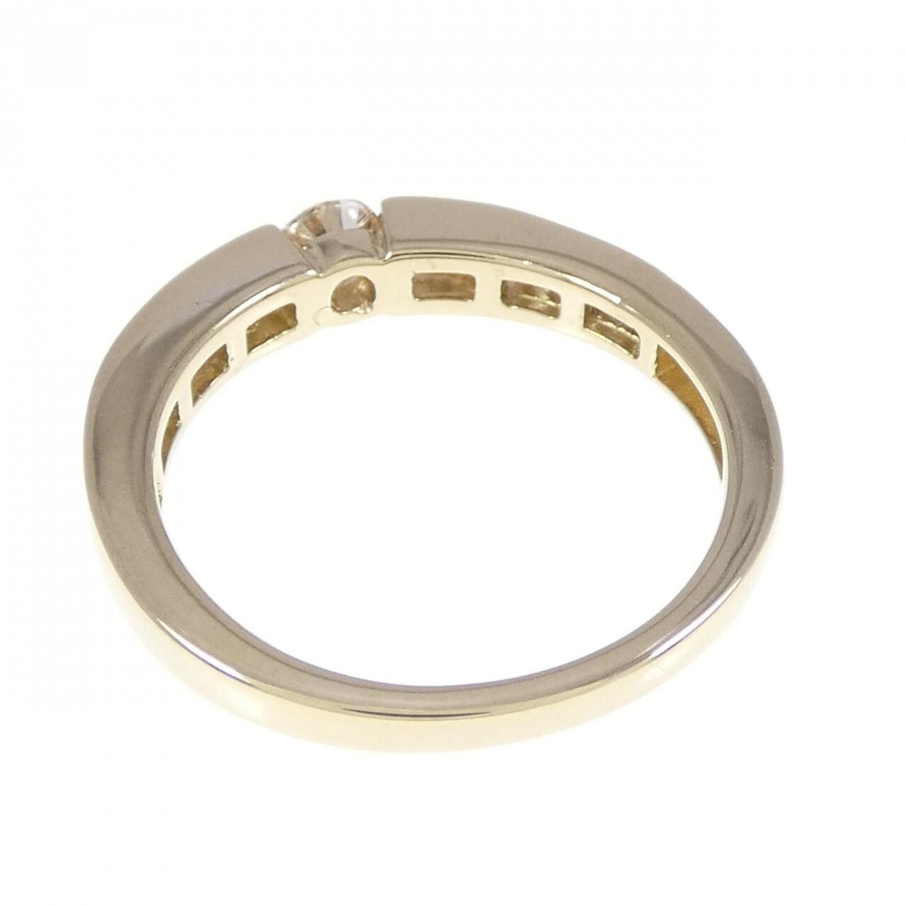 K18YG ダイヤモンド リング 0.18CT