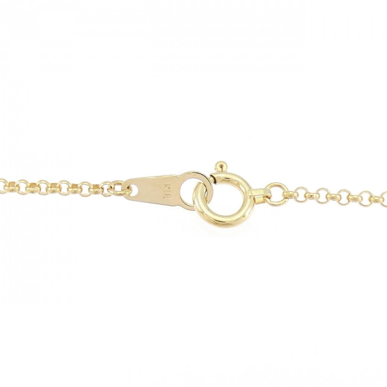 K18YG カラーストーン ネックレス