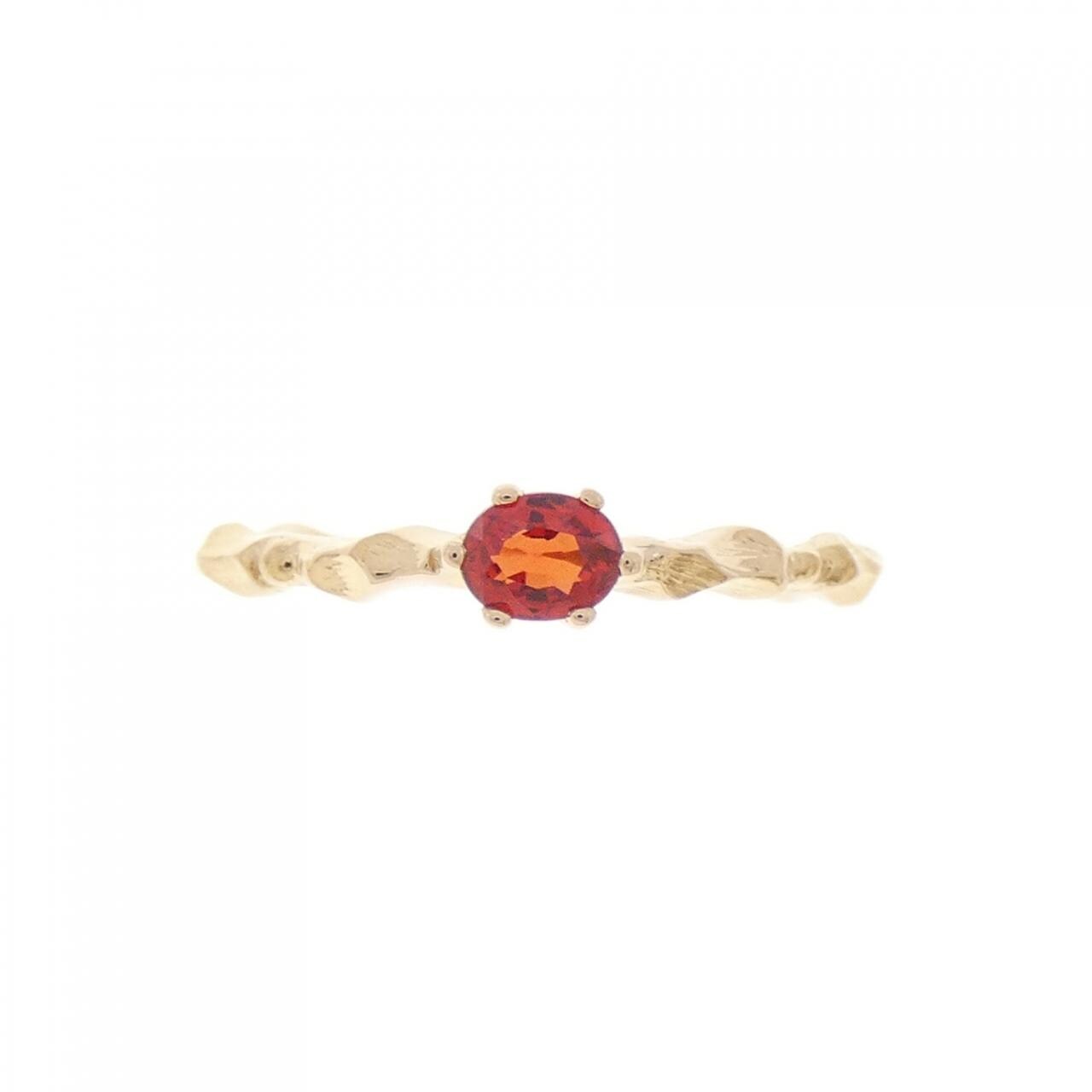 K18PG sapphire ring 0.32CT