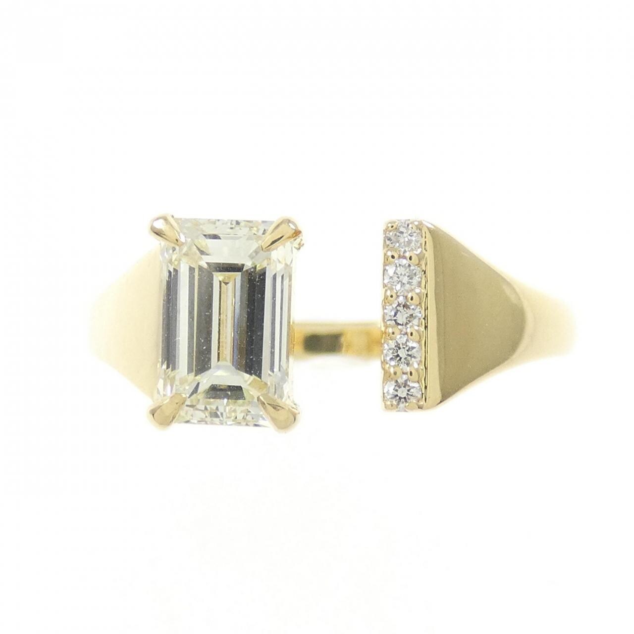 【新品】K18YG ダイヤモンド リング 1.009CT