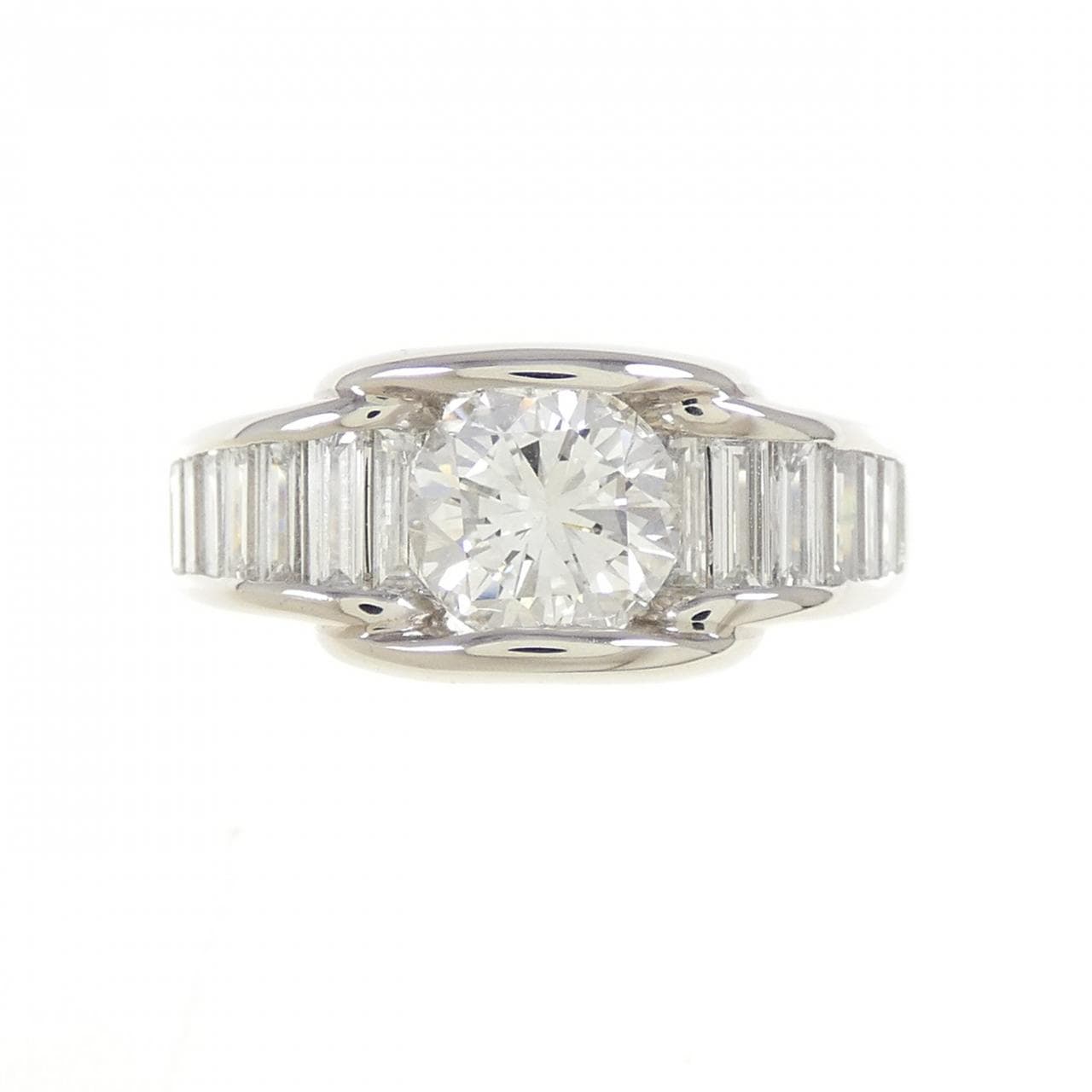 PT900 ダイヤモンド リング 1.521CT F SI1 Good