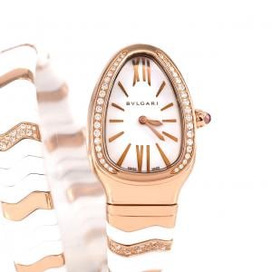 ブルガリ セルペンティスピガ セラミックxPG/D･ブレスD Sサイズ SPP35G/SPP35WGDWCGD1.1T PG･RG クォーツ