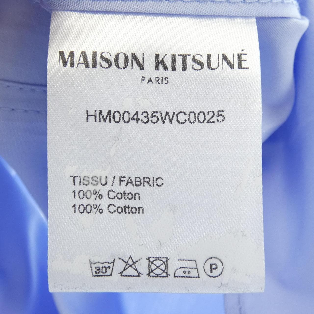メゾンキツネ MAISON KITSUNE HM00435WC0025 シャツ