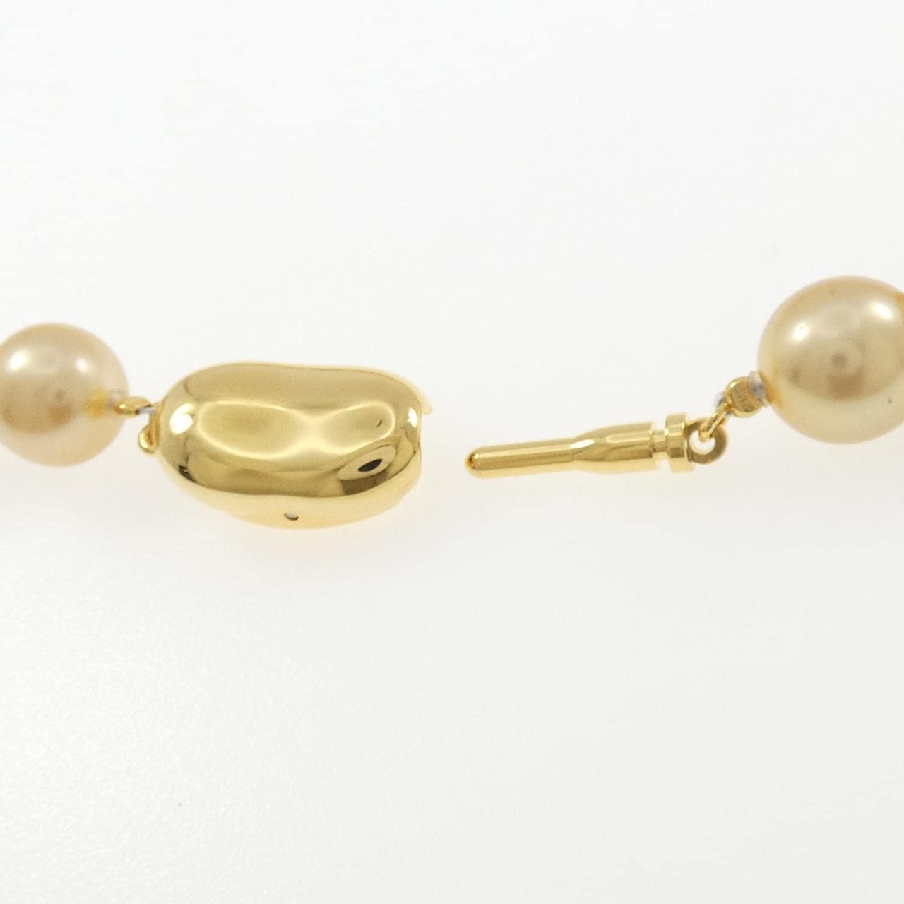 シルバークラスプ 白蝶パール ネックレス 9.0-14.0mm