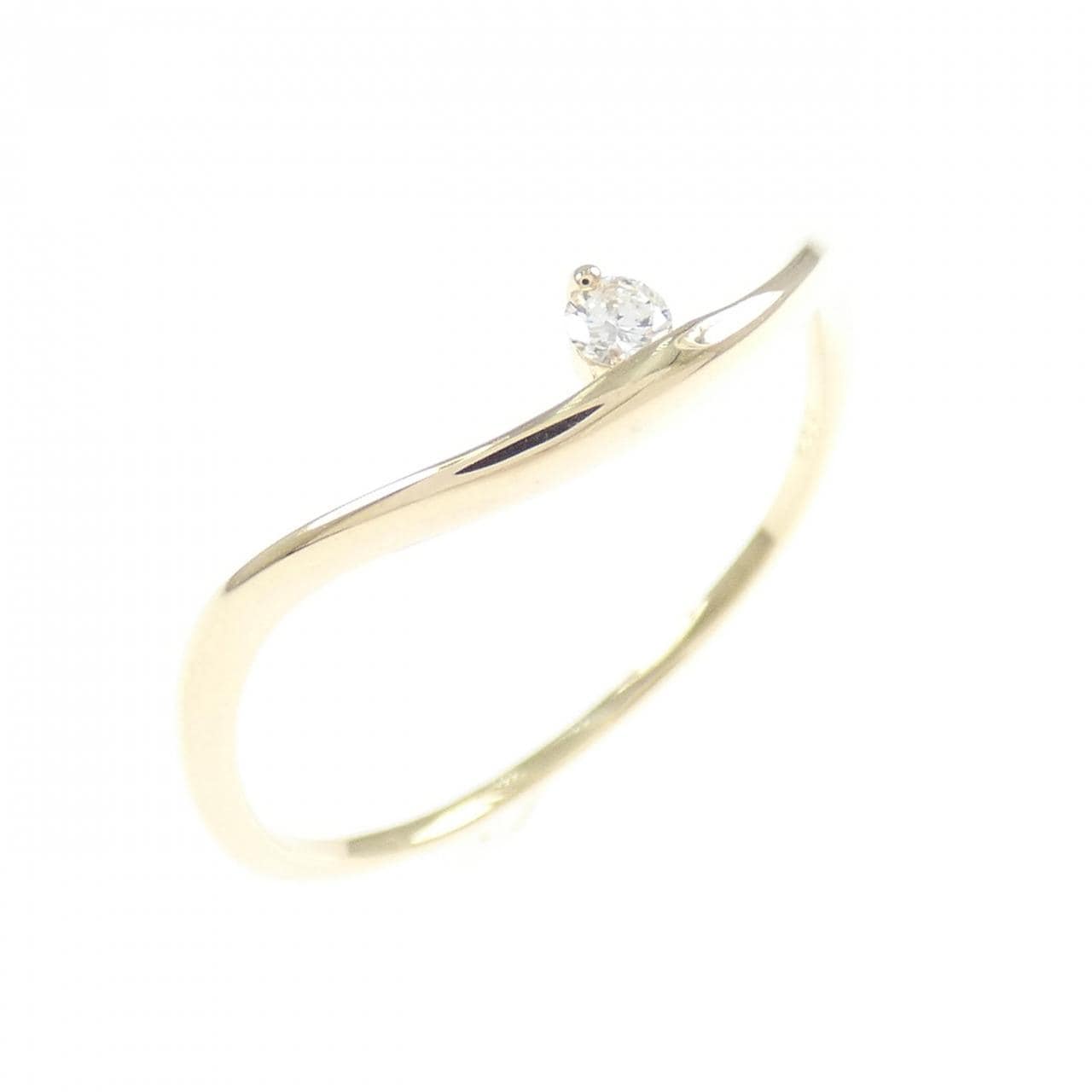 【リメイク】K10YG ダイヤモンド リング 0.03CT