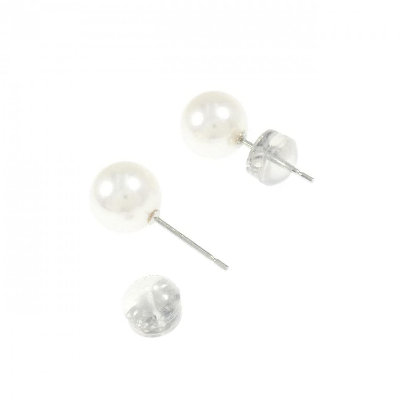 PT900 アコヤパール ピアス 7.5mm