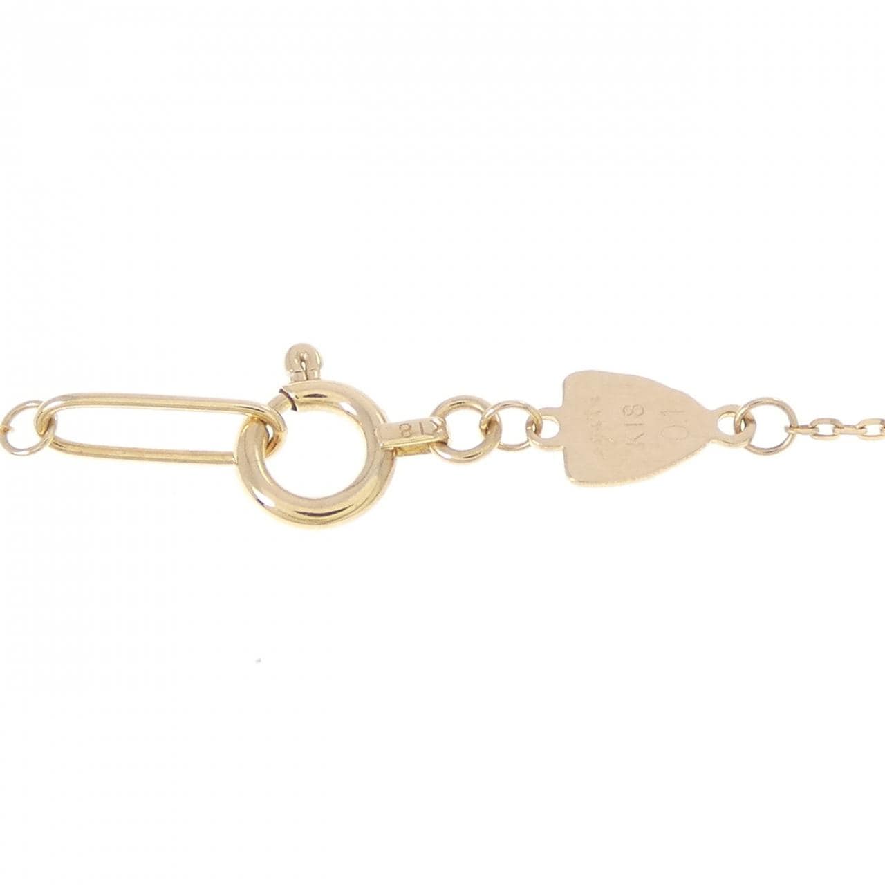 アガット ダイヤモンド ネックレス 0.1CT
