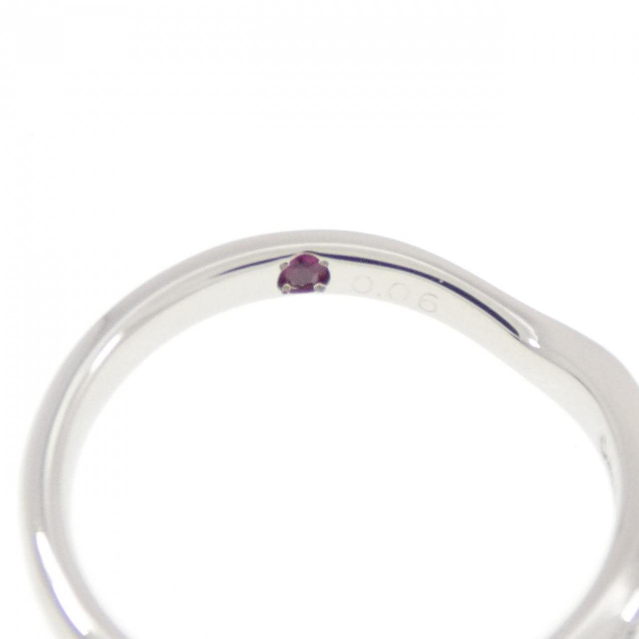 PT950 ダイヤモンド リング 0.06CT