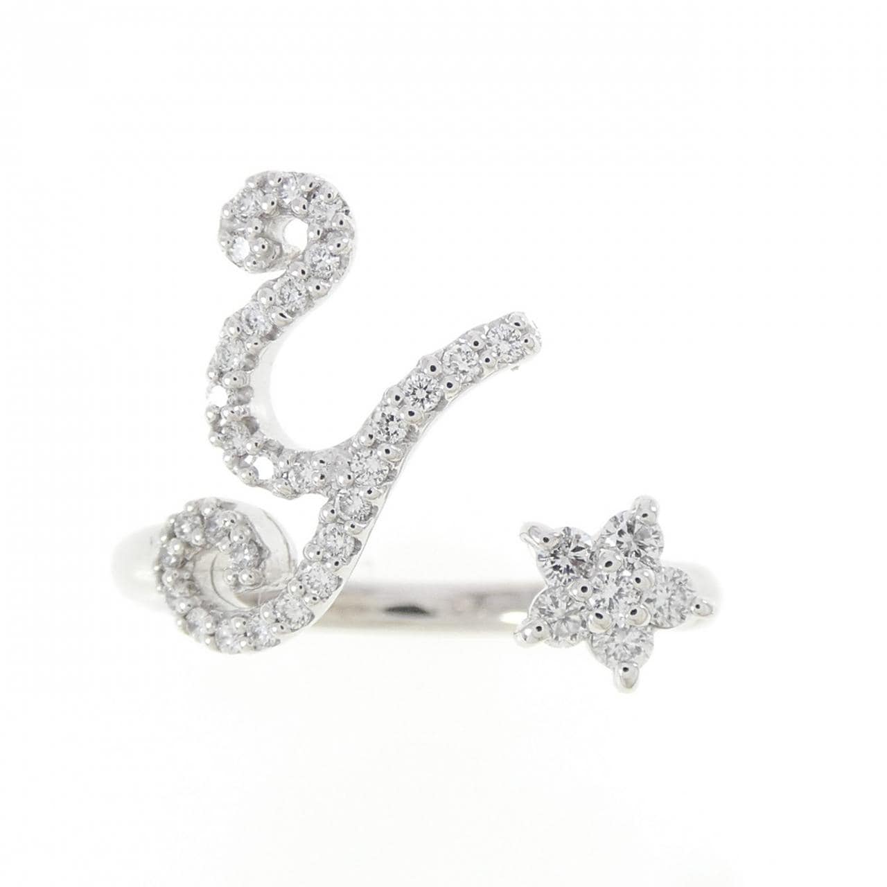 ポンテヴェキオ イニシャル リング 0.26CT