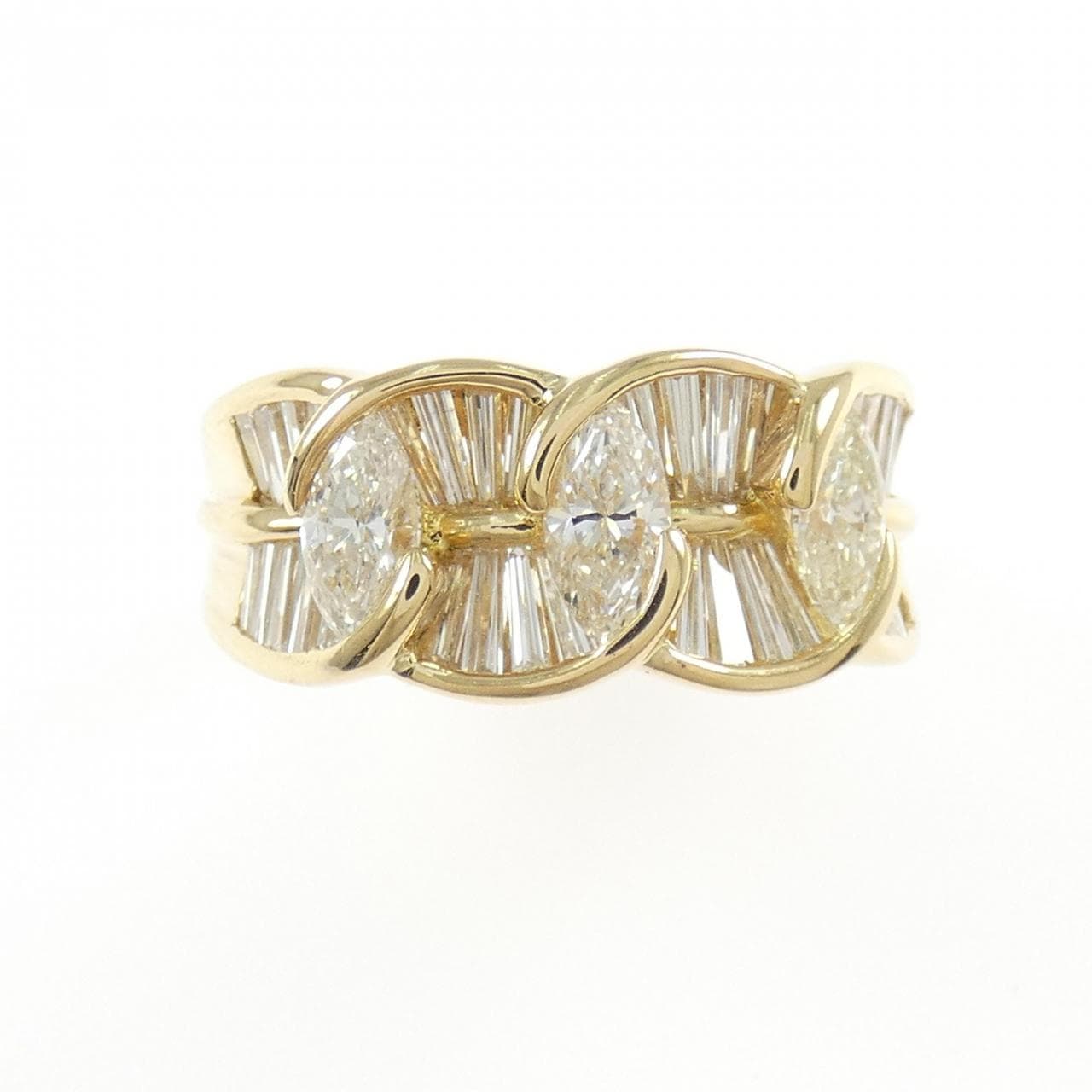 K18YG ダイヤモンド リング 0.88CT