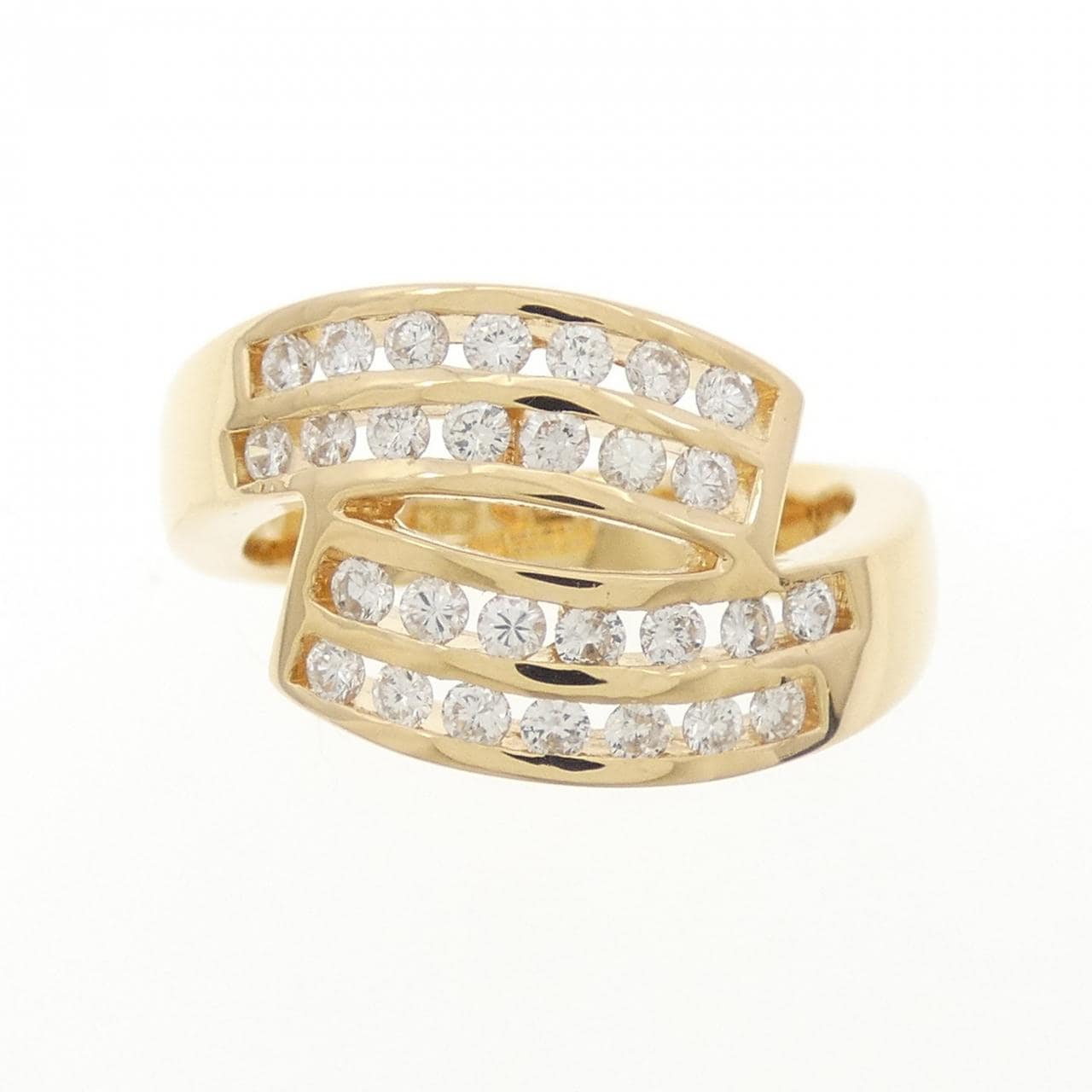 K18YG ダイヤモンド リング