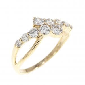 K18YG ダイヤモンド リング 0.50CT