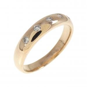 K18PG ダイヤモンド リング 0.10CT