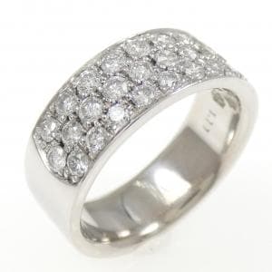 PT900 パヴェ ダイヤモンド リング 1.11CT