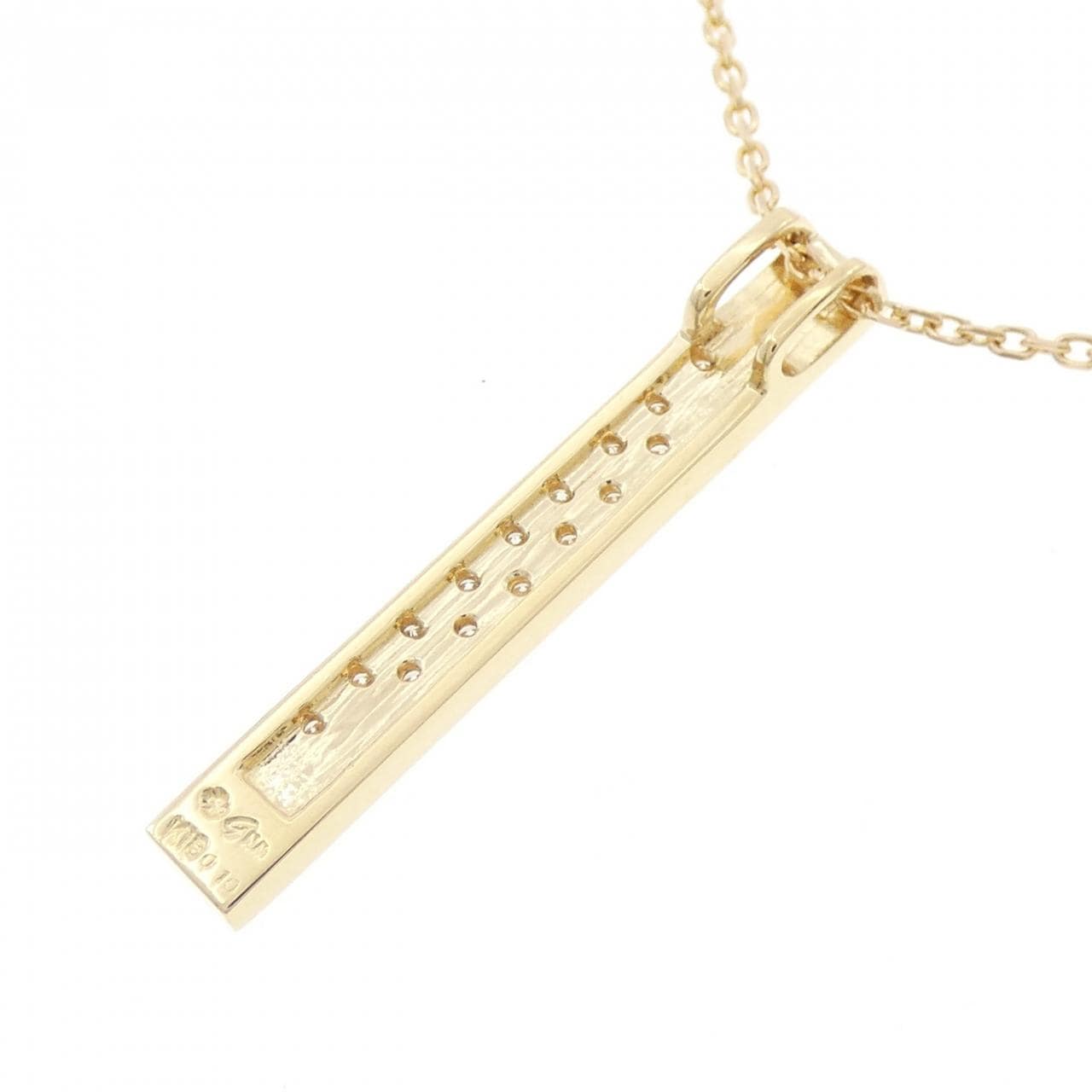 K18YG ダイヤモンド ネックレス 0.10CT