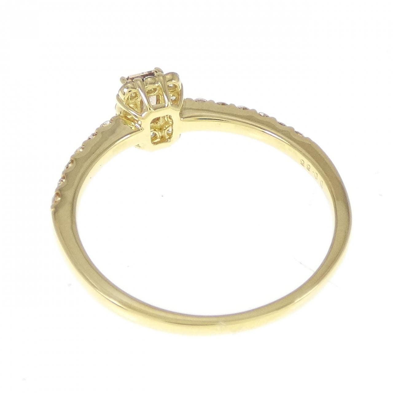 [BRAND NEW] K18YG Diamond Ring 0.55CT