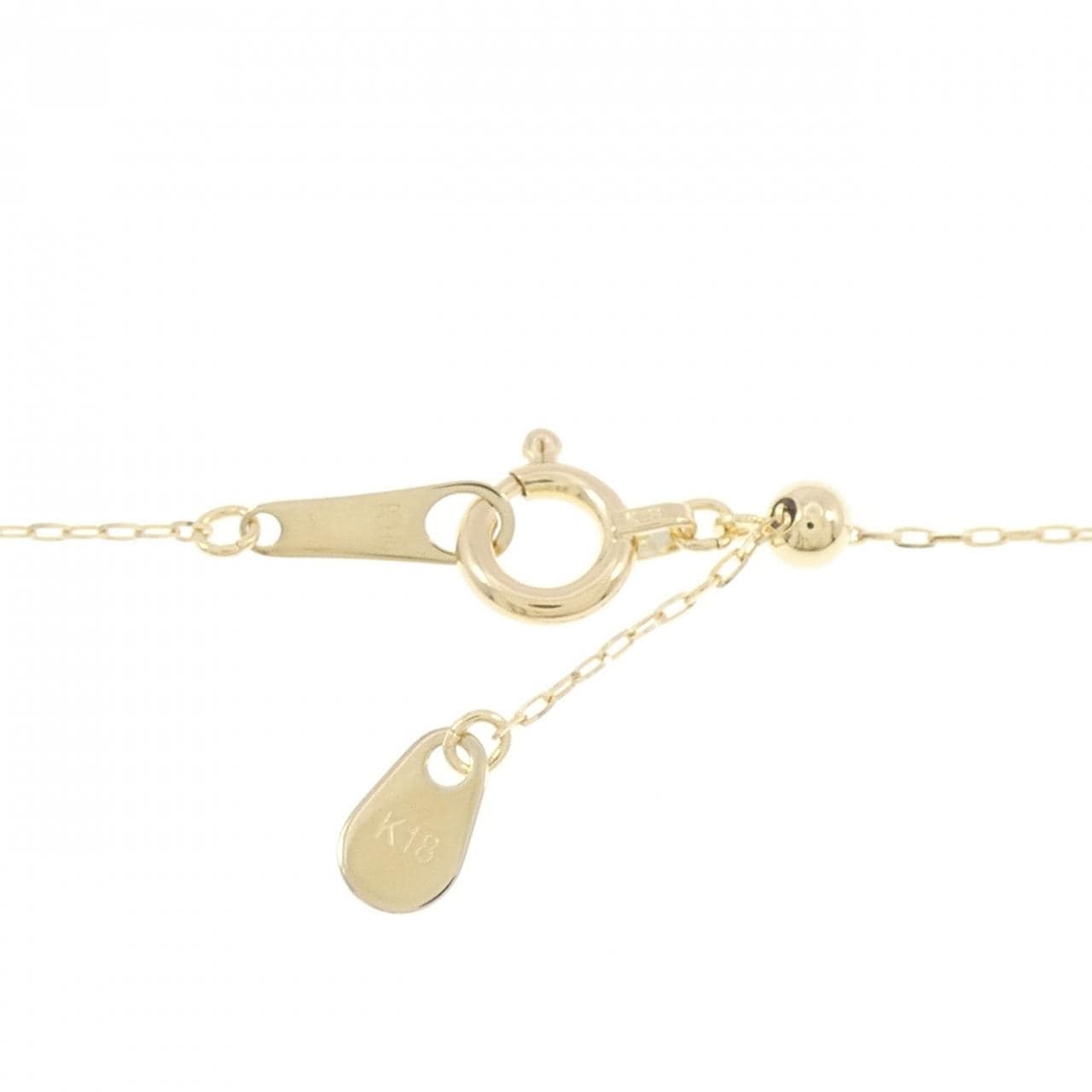 【新品】K18YG クロス ダイヤモンド ネックレス 0.20CT