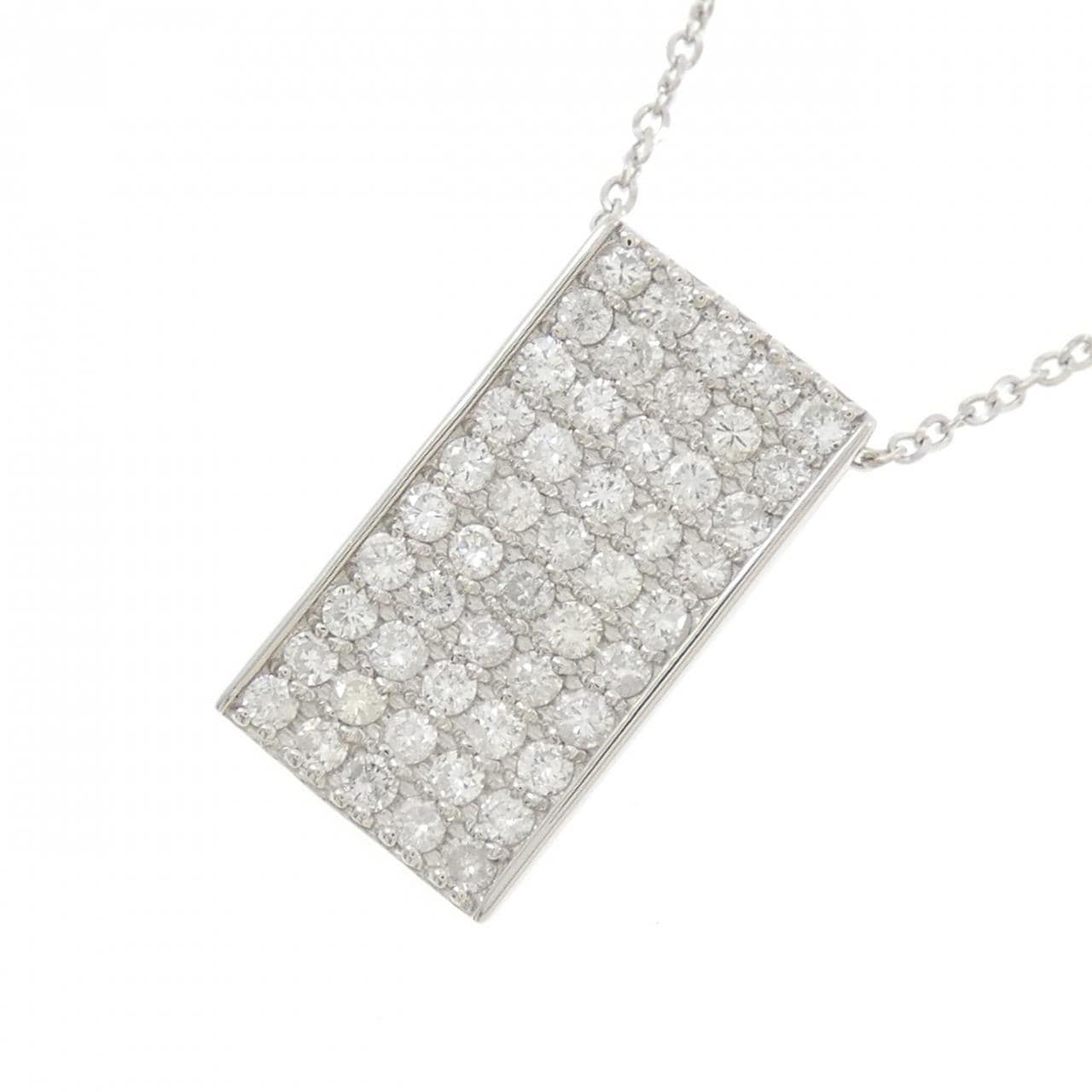 PT900/PT850 パヴェ ダイヤモンド ネックレス 1.00CT