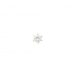 PT900 ソリティア ダイヤモンド ピアス 0.25CT 片耳