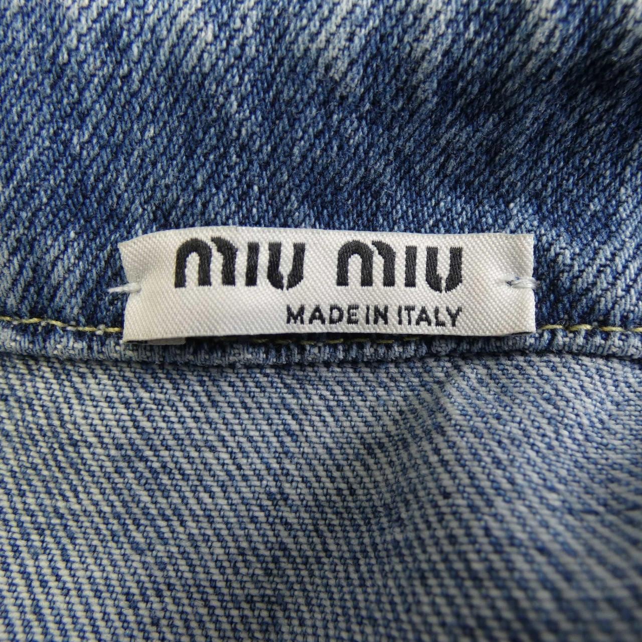 ミュウミュウ MIU MIU GWG116 U8R デニムジャケット