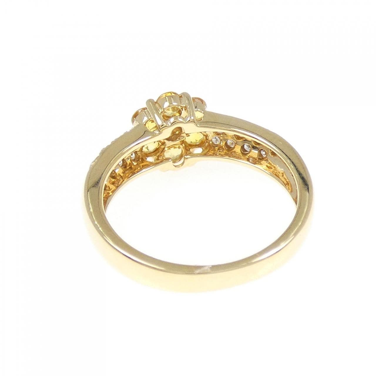 K18YG サファイヤ リング 0.60CT