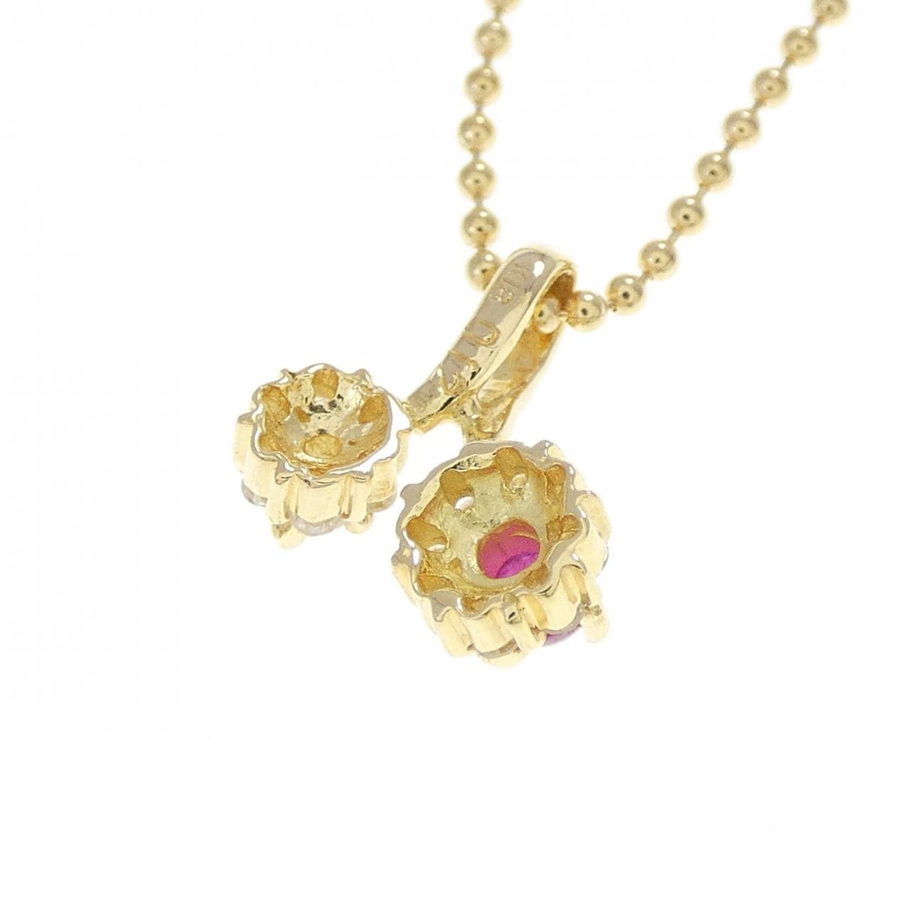 K18YG紅寶石項鏈