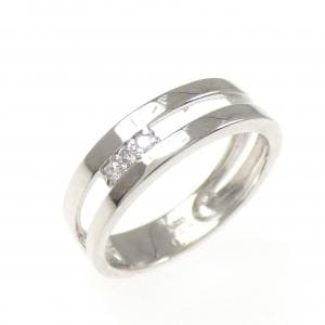 PT900 ダイヤモンド ピンキー リング 0.03CT