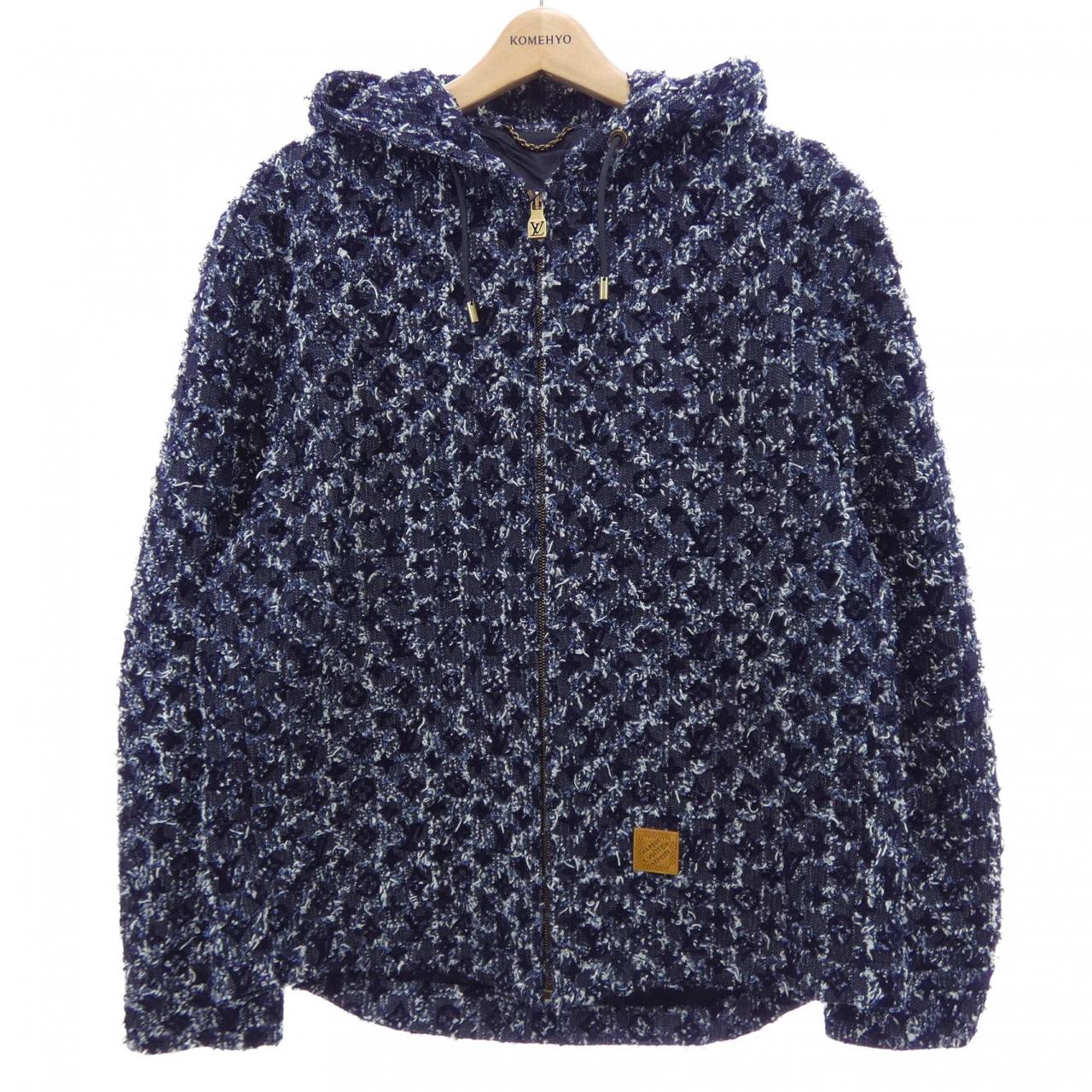 ルイヴィトン LOUIS VUITTON フロックドモノグラムデニムフーディ HTA23WURL ジャケット