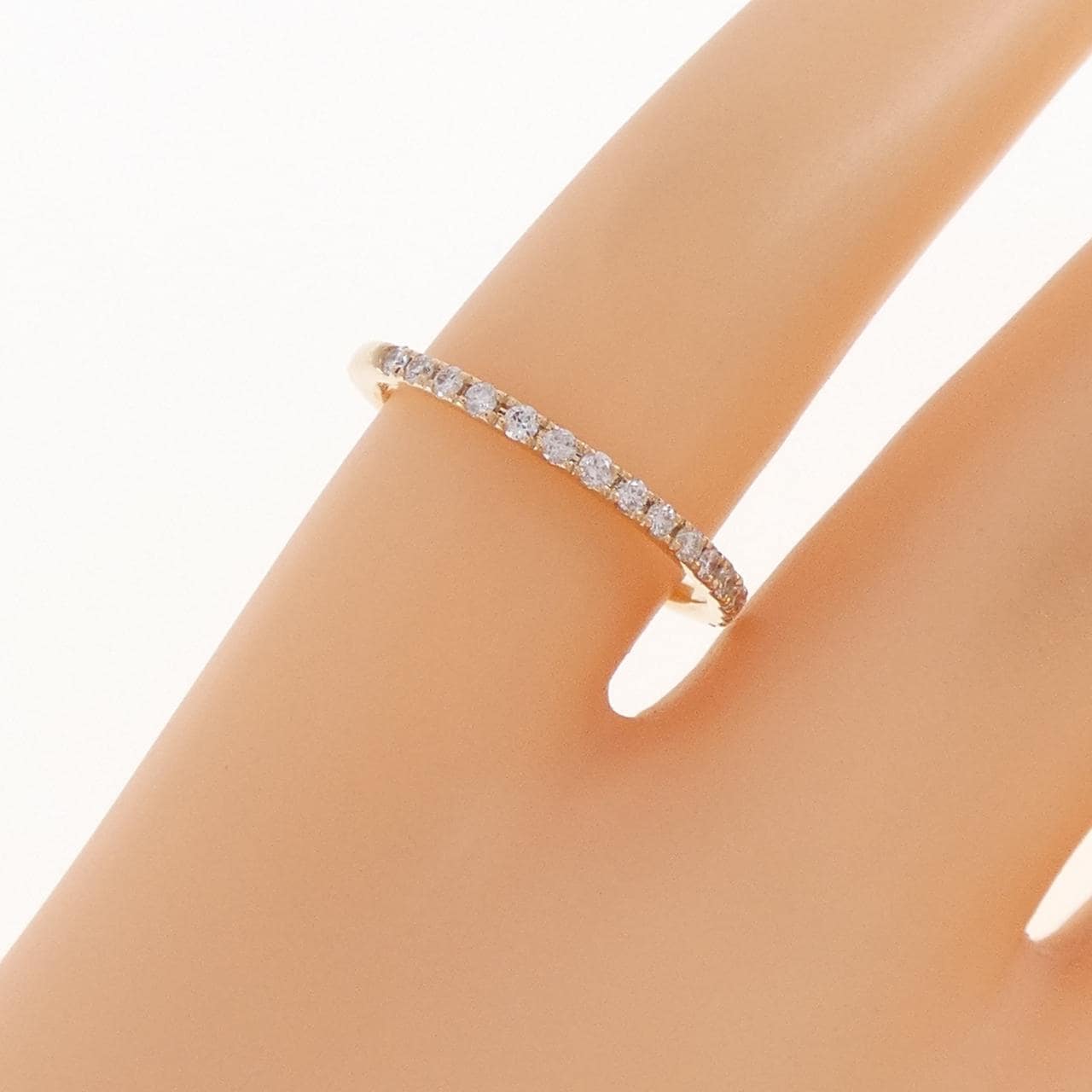K18PG ダイヤモンド リング 0.12CT