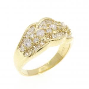K18YG ダイヤモンド リング 1.00CT