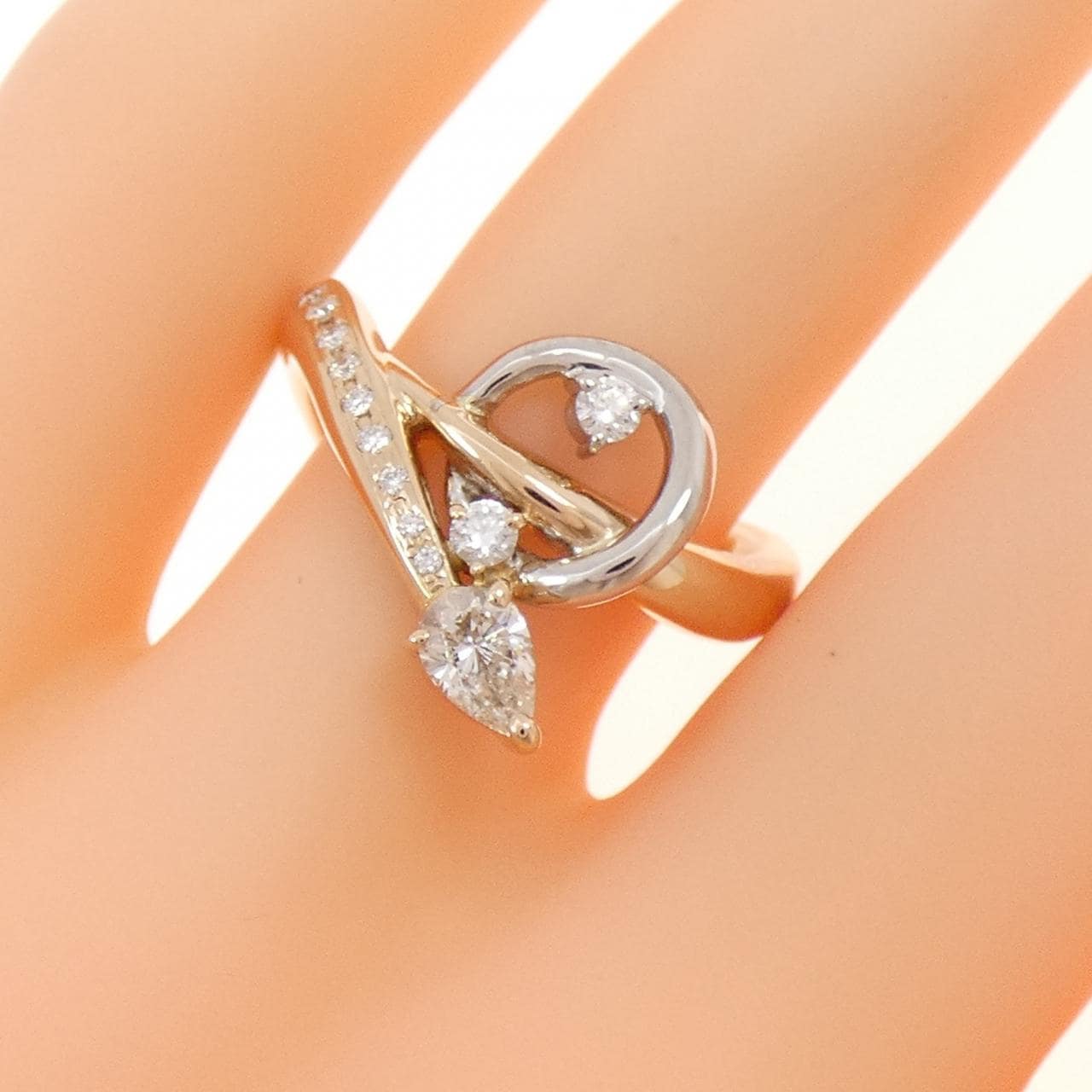 K18PG/K18WG Diamond Ring 0.24CT