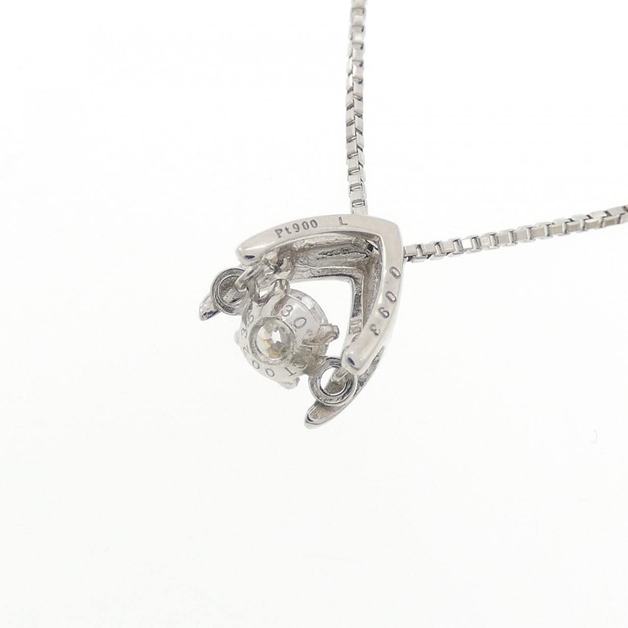 PT900/PT850 ダイヤモンド ネックレス 0.093CT