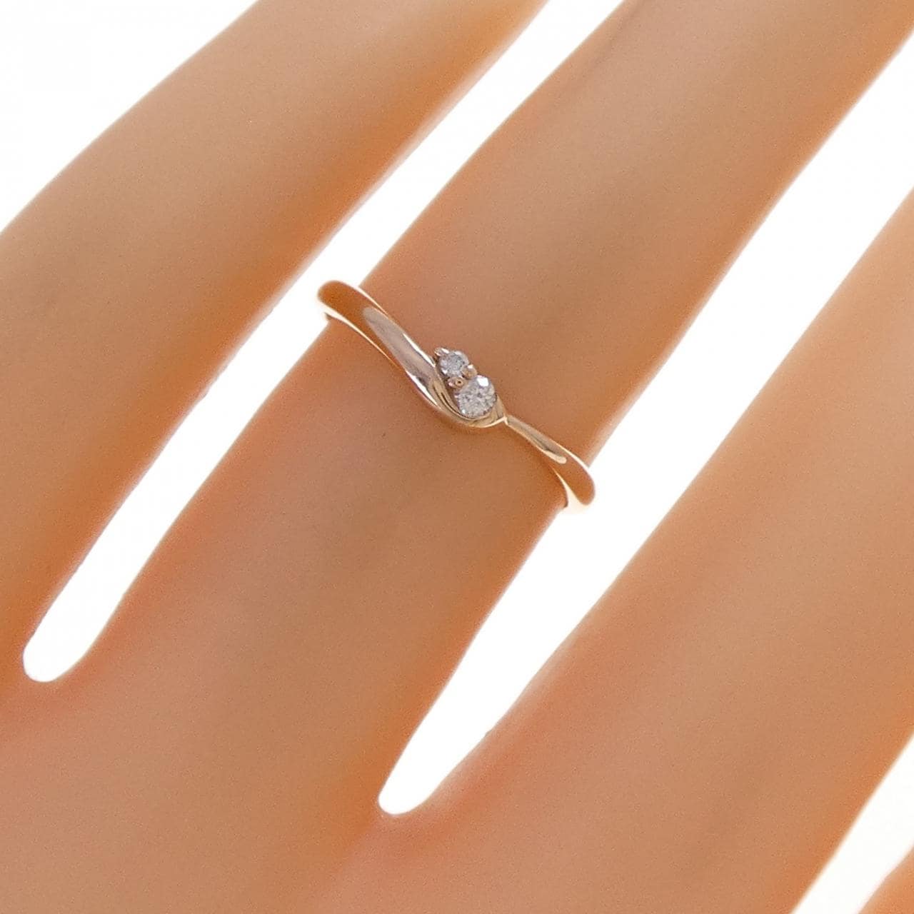 K10PG ダイヤモンド リング 0.03CT