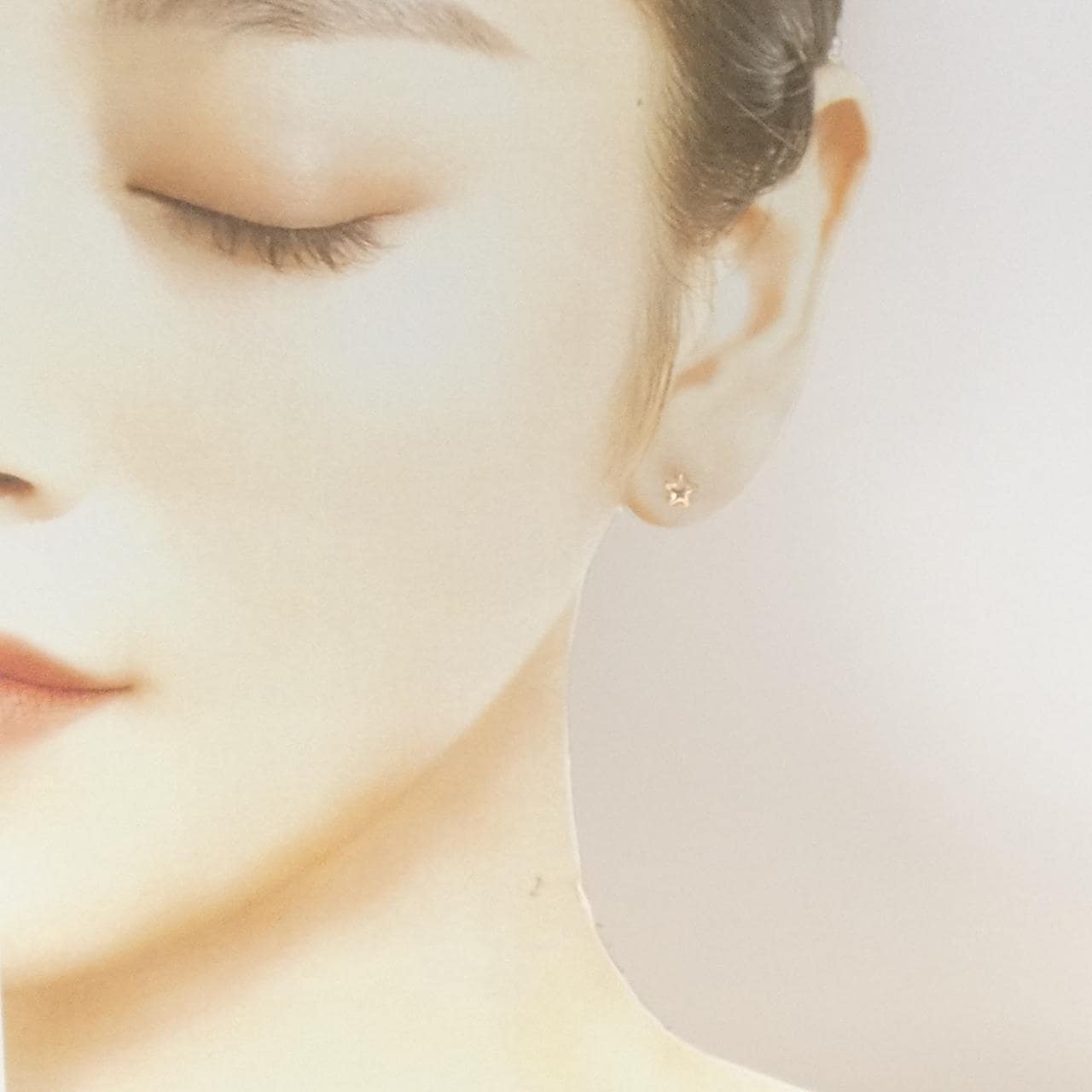 K18PG スター ピアス