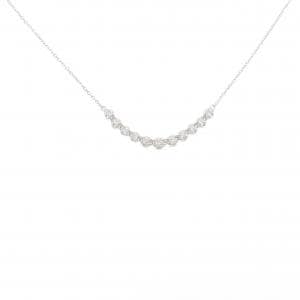 K18WG ダイヤモンド ネックレス 0.20CT