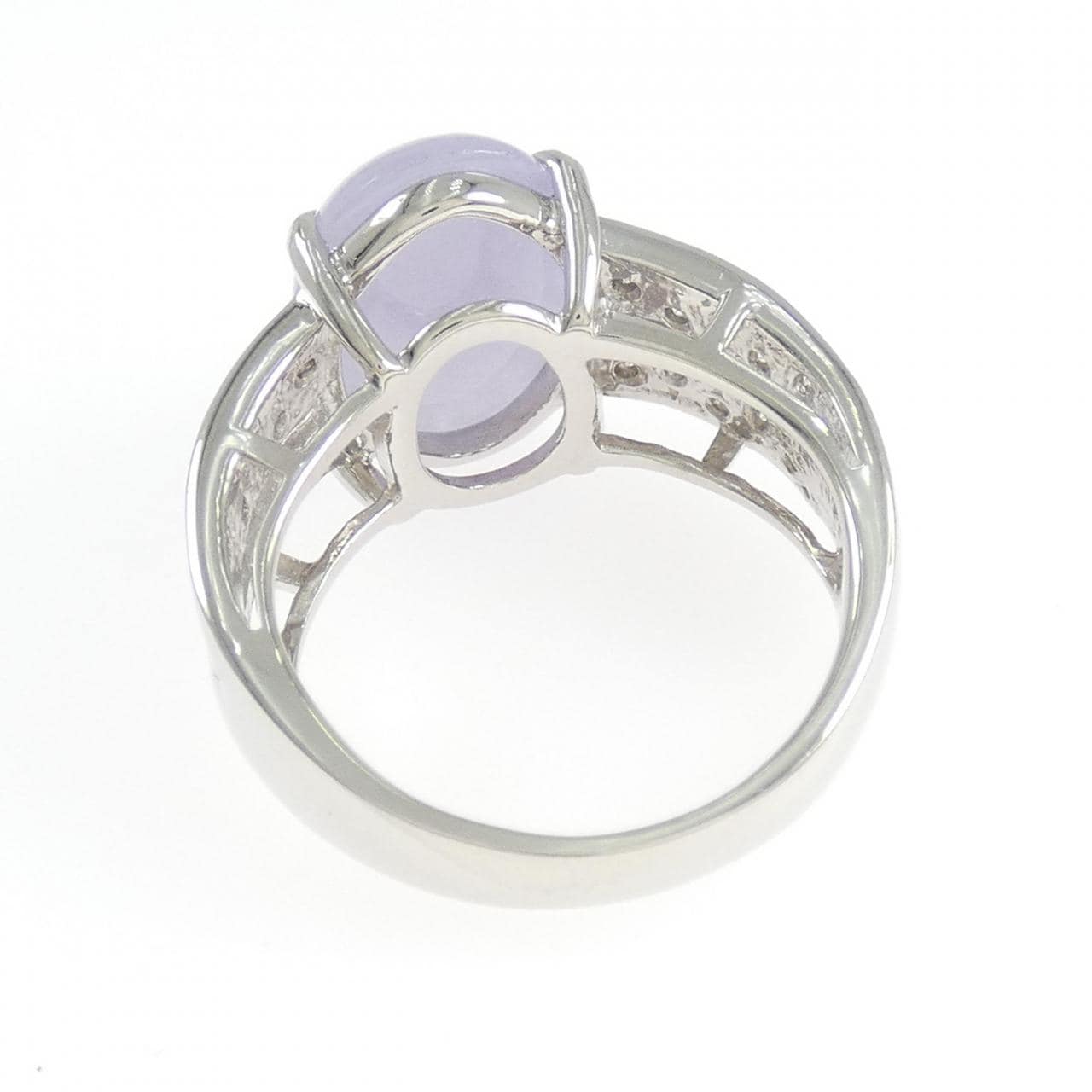 PT900 ラベンダーヒスイ リング 5.534CT