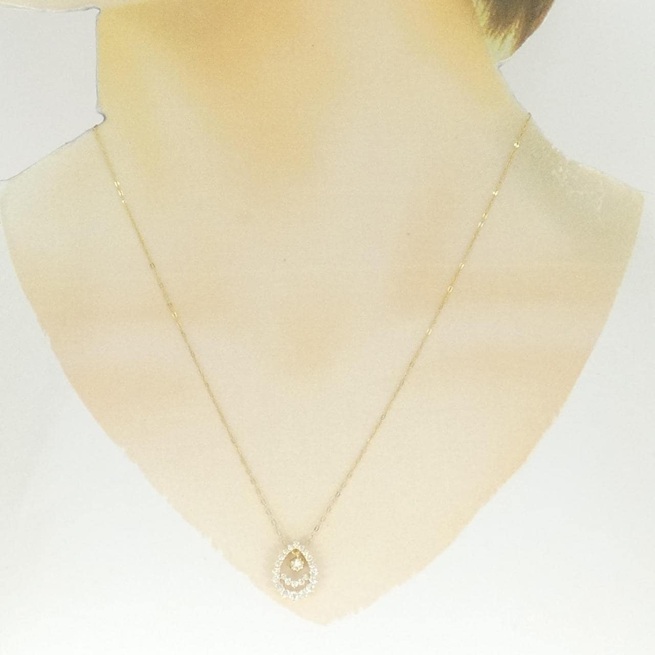 K18YG ダイヤモンド ネックレス 0.50CT