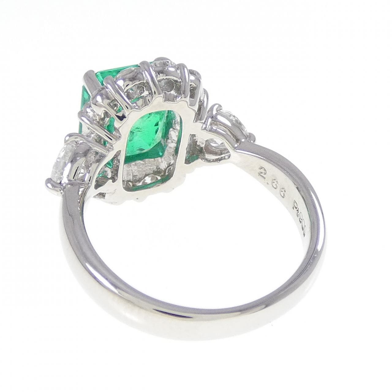 PT900 エメラルド リング 2.66CT コロンビア産