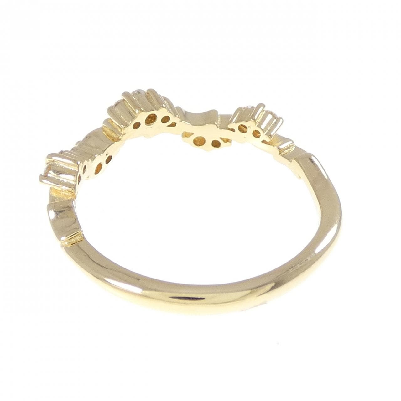 K18YG ダイヤモンド リング 0.14CT