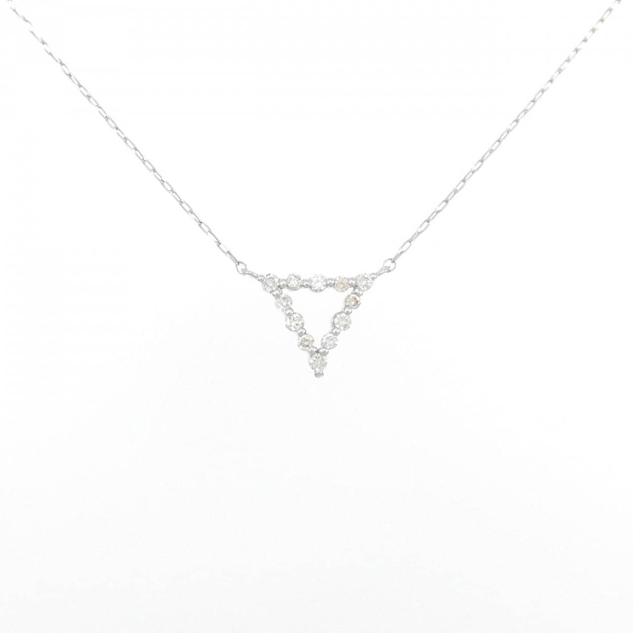 [BRAND NEW] PT Diamond Necklace 0.10CT