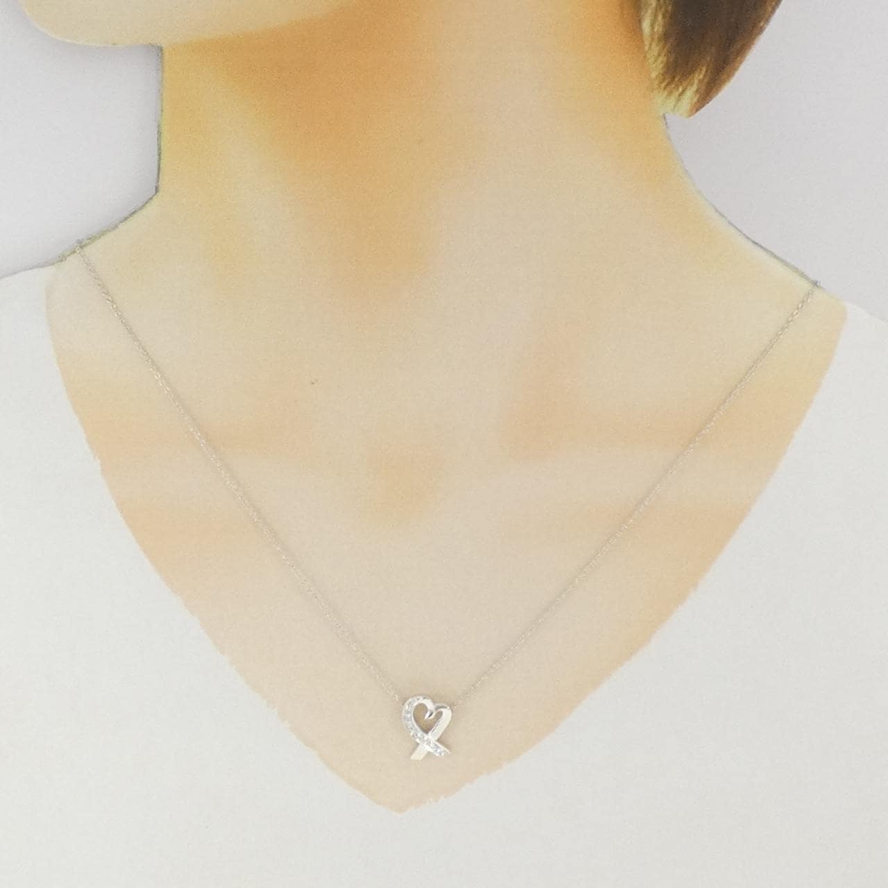 ティファニー ラビングハート ネックレス