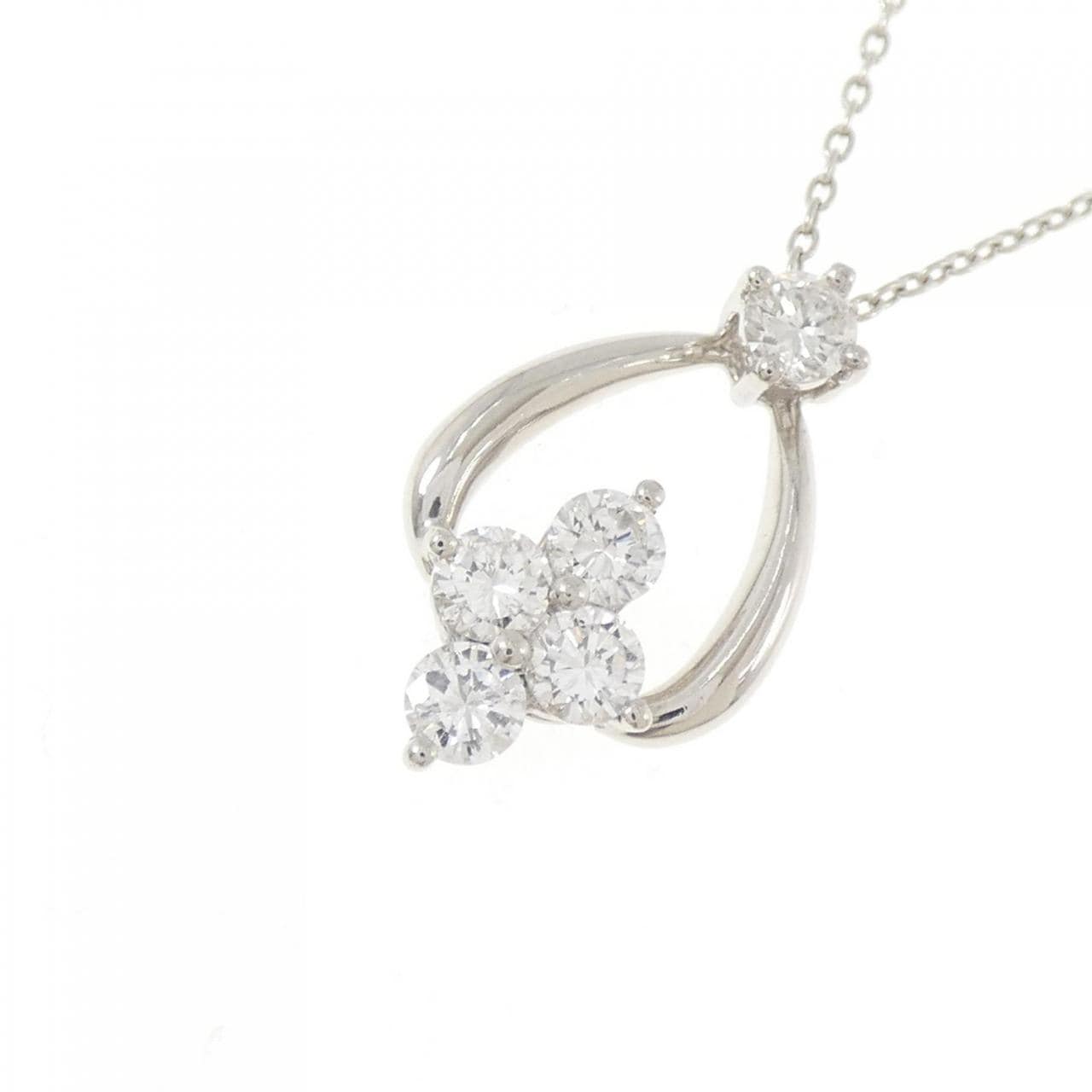 PT900/PT850 ダイヤモンド ネックレス 0.52CT