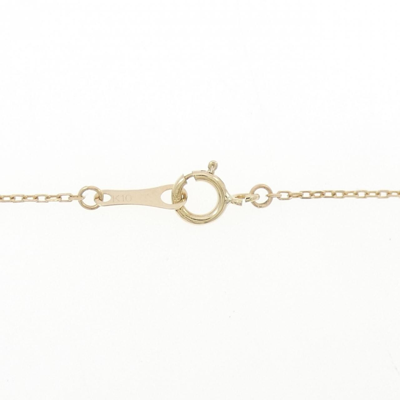 K10YG スター ダイヤモンド ネックレス 0.11CT