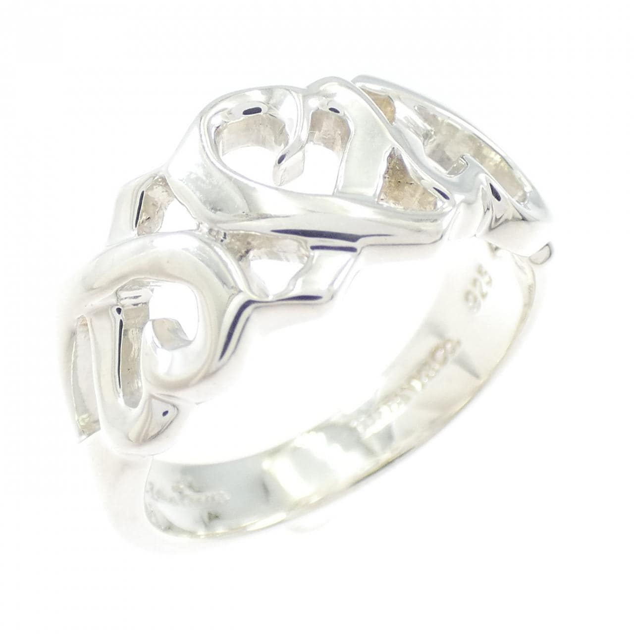 ティファニー トリプルラビングハート リング