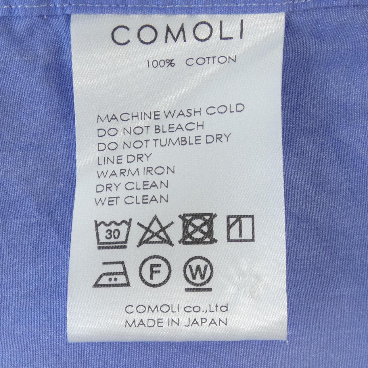コモリ COMOLI T01-02002 シャツ