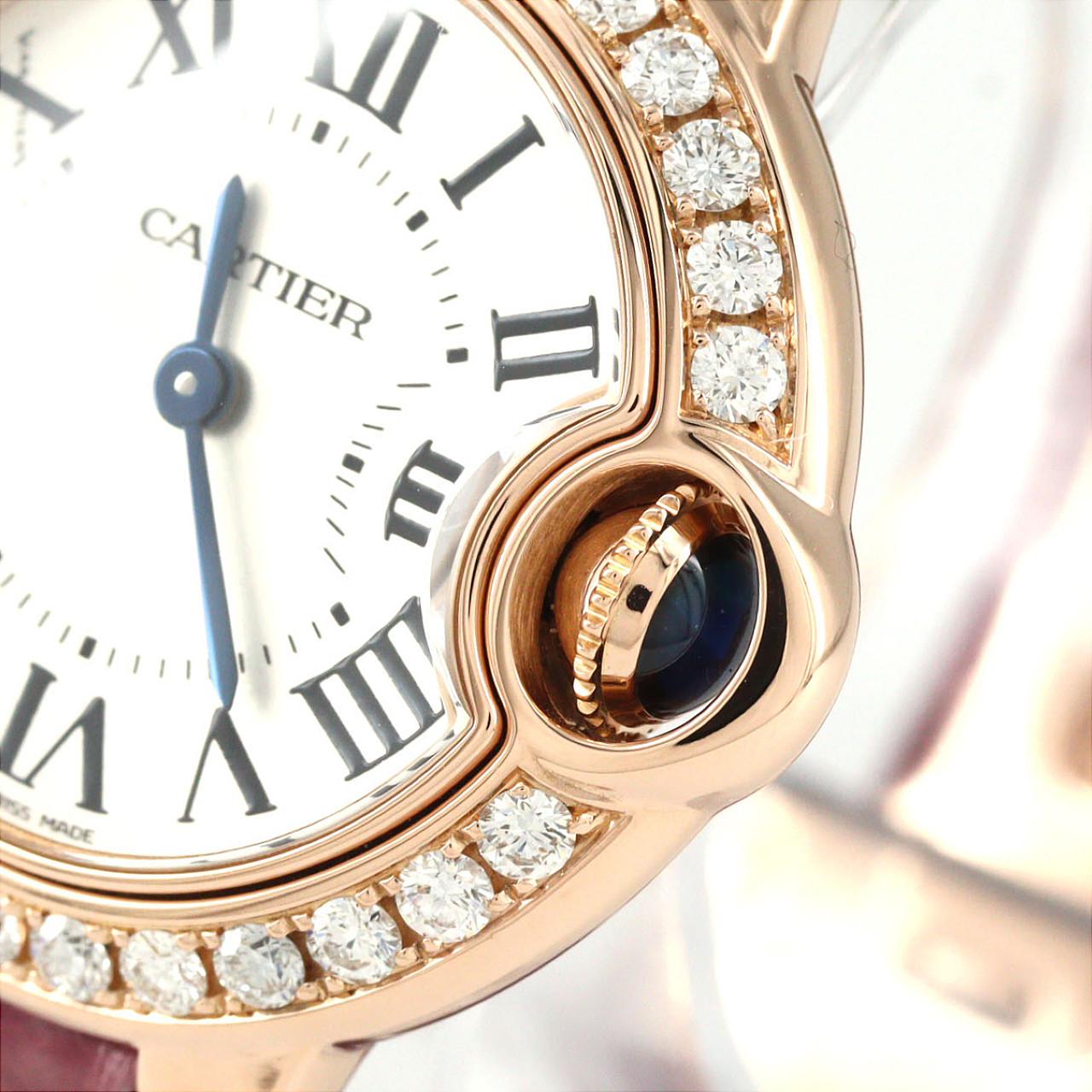 カルティエ バロンブルーSM PG/D WE900251 PG･RG クォーツ