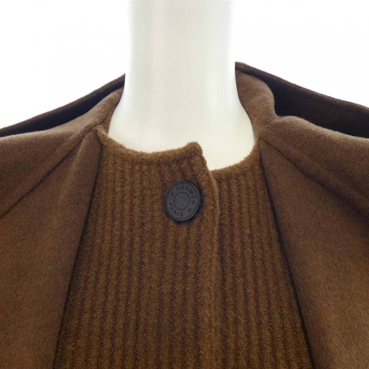 エルメス HERMES LOOK12 ニットディテール 3H0142DB ダブルフェイス コート